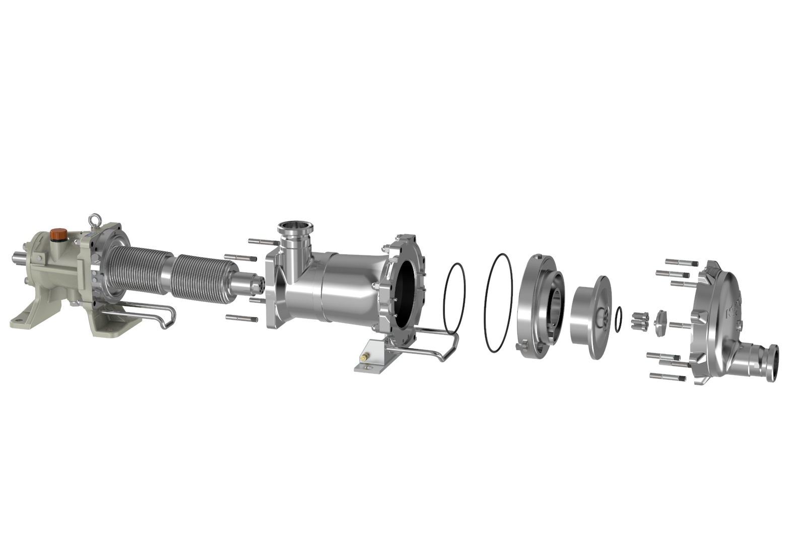 H-FLO Series Eccentric Disc Hygienic Seal Less Pump